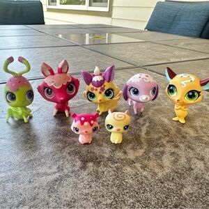 LPS Littlest Pet Shop Sweetest Collection 7 full size pets 2 mini pets